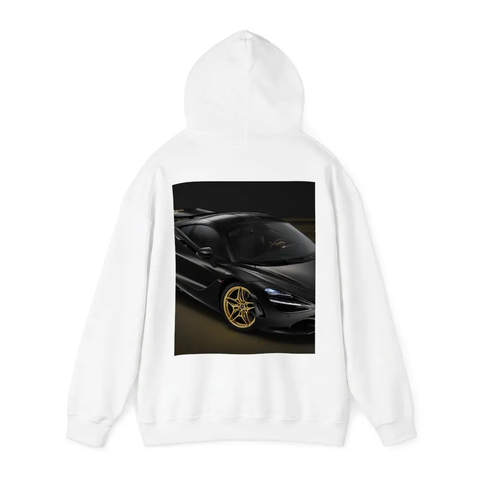 McLaren 720S Black Gold Dark Background – Hoodies