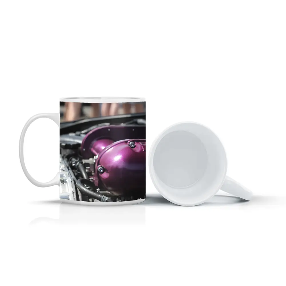 Purple Engine Bay Detail Car Show – Mugs