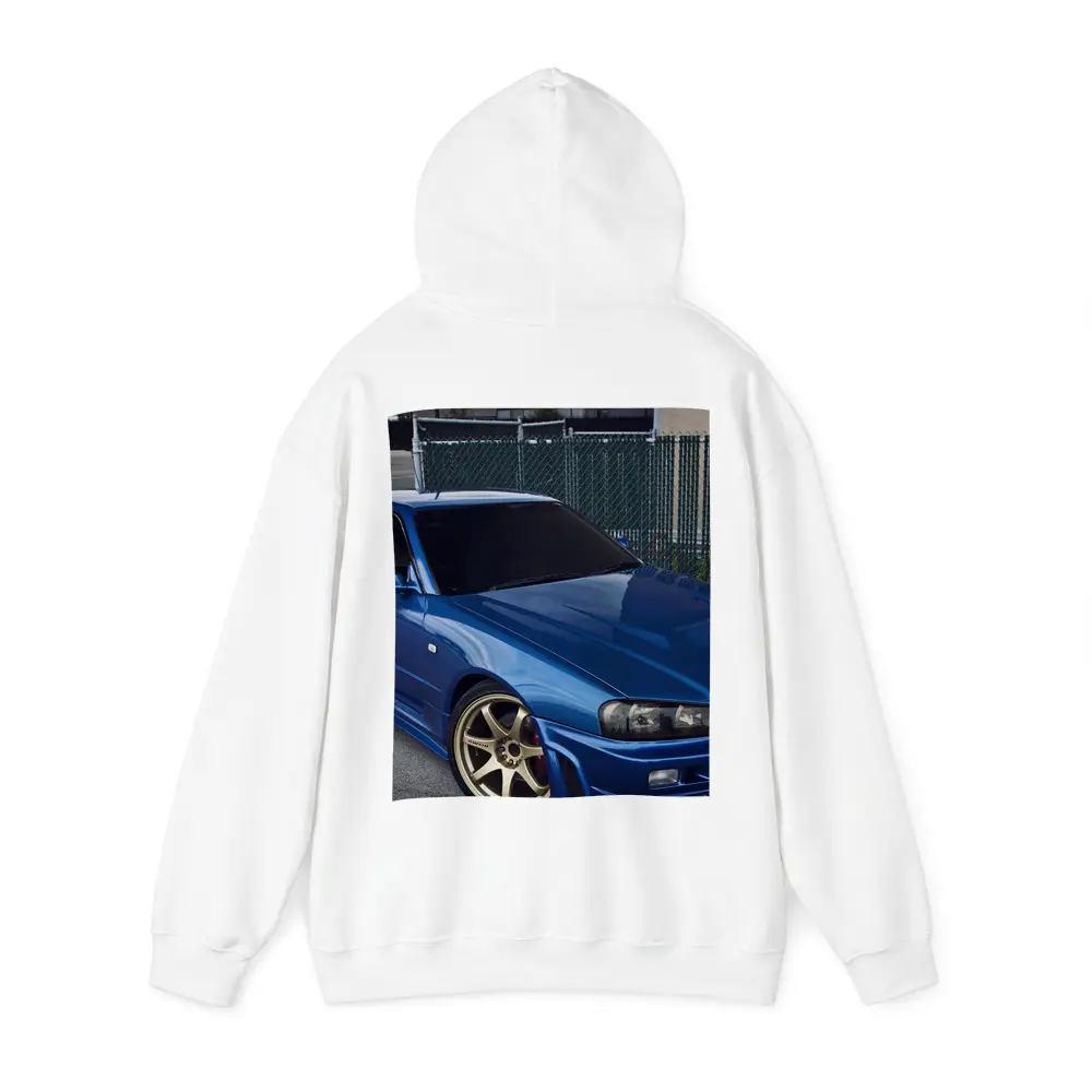 Nissan Skyline GT-R R34 Blue Street – Hoodies