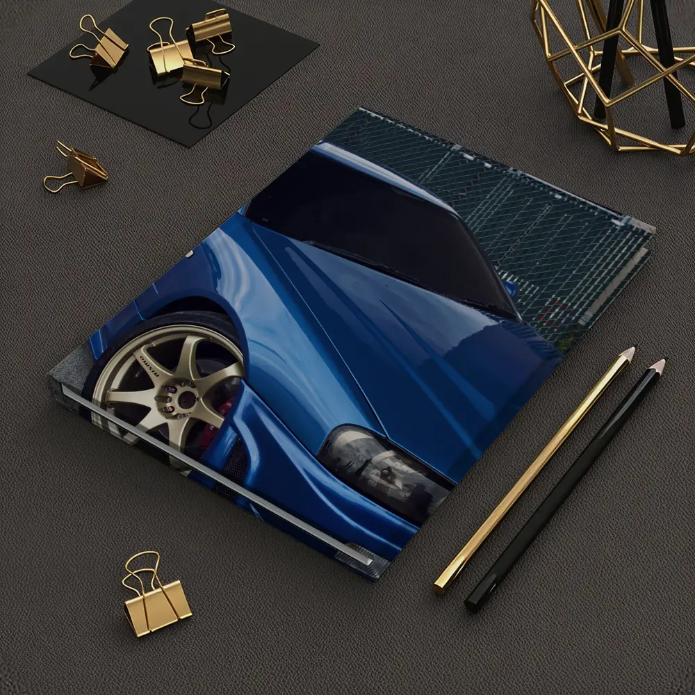 Nissan Skyline GT-R R34 Blue Street – Notebooks
