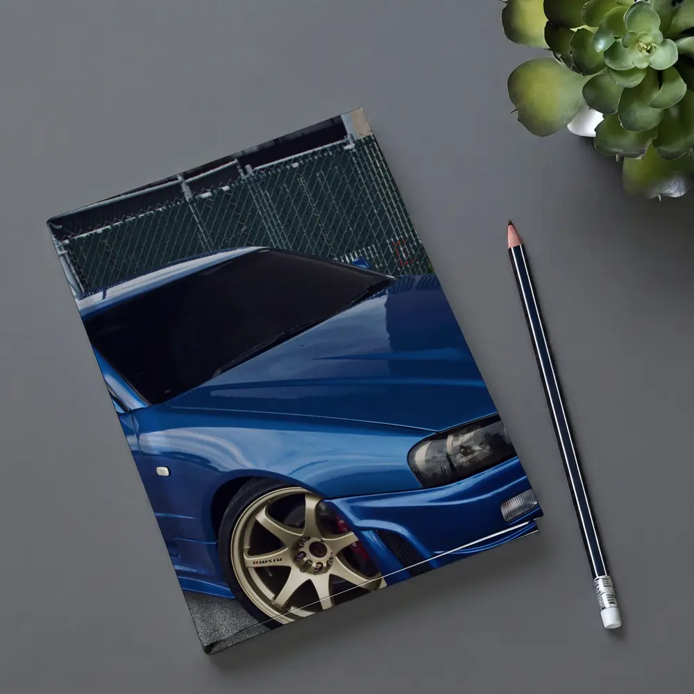 Nissan Skyline GT-R R34 Blue Street – Notebooks