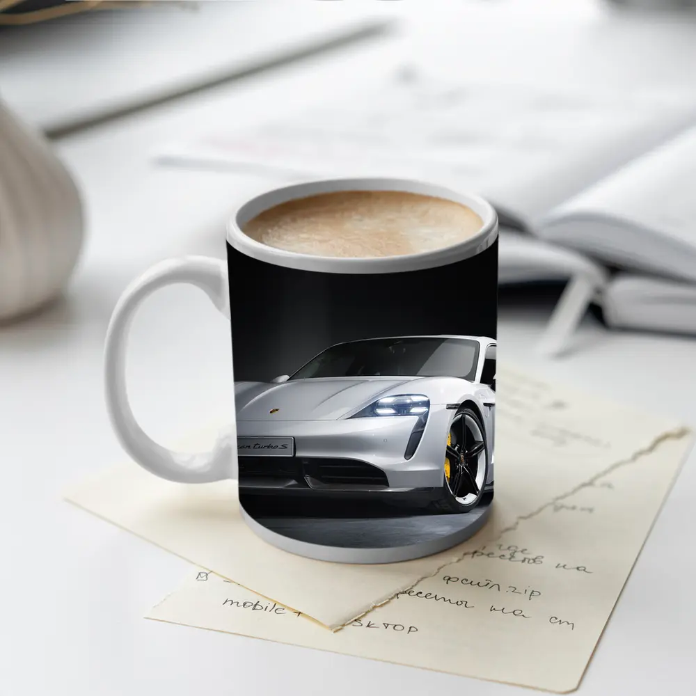 Porsche Taycan Turbo S Dark Studio – Mugs
