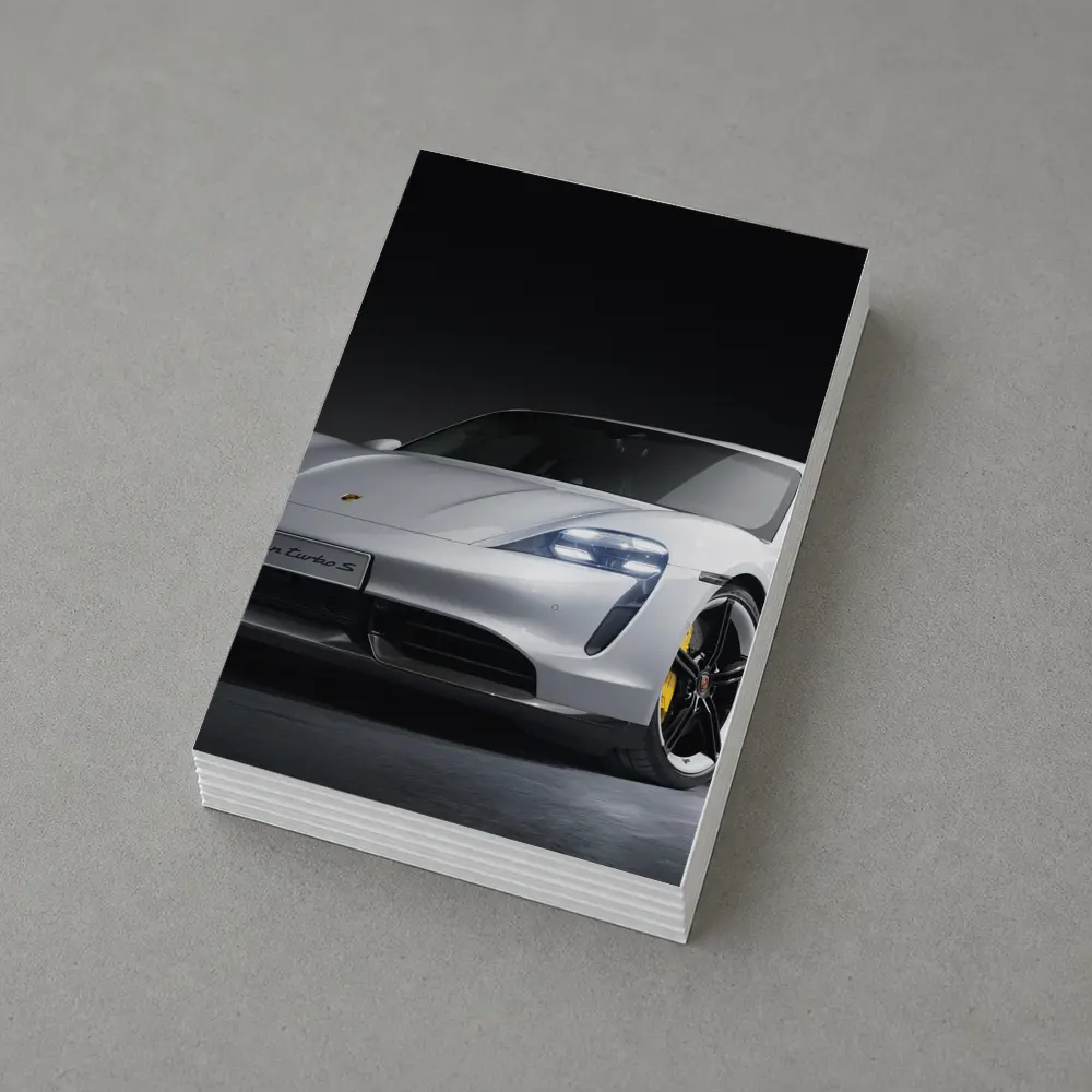 Porsche Taycan Turbo S Dark Studio – Postcards