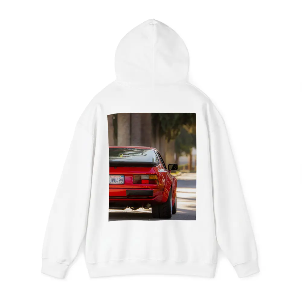 Red Porsche 944 Rear California Street – Hoodies
