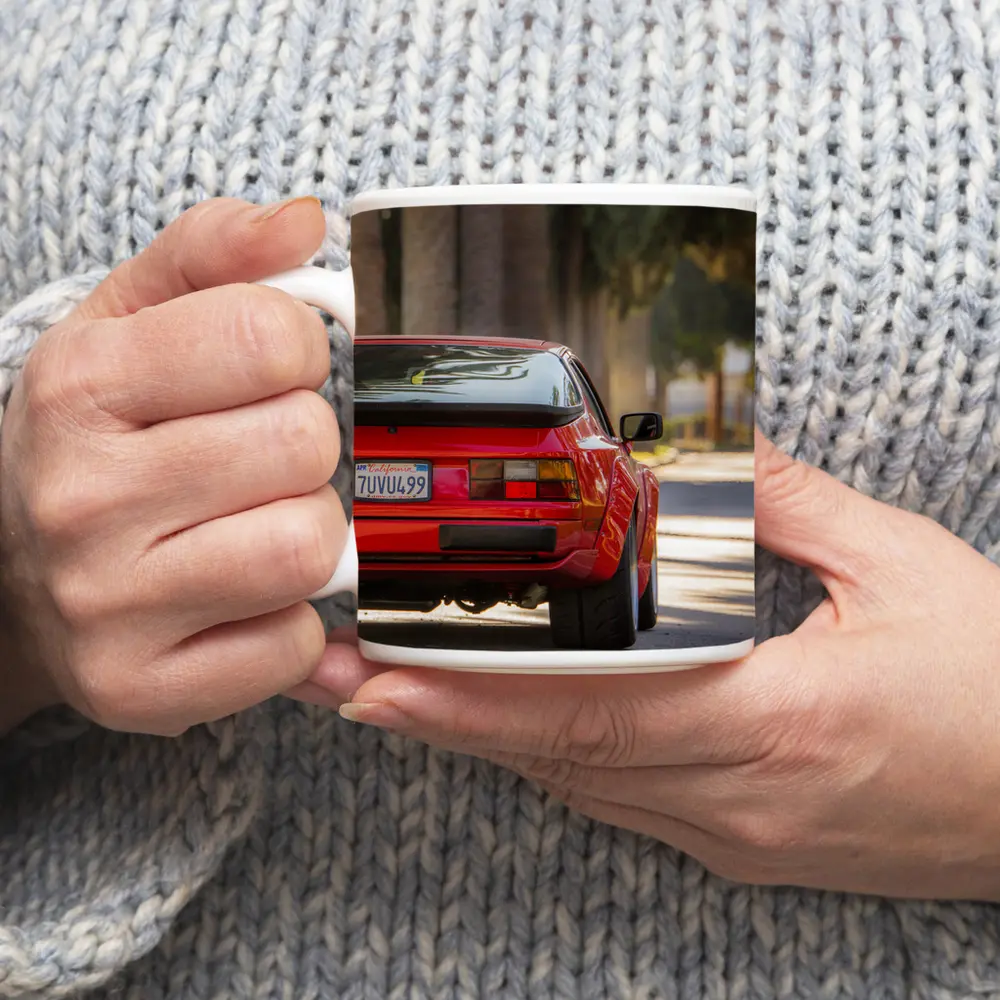 Red Porsche 944 Rear California Street – Mugs