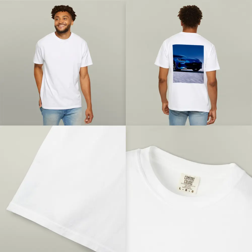 Subaru BRZ Blue Sports Car Salt Flats – T-Shirts