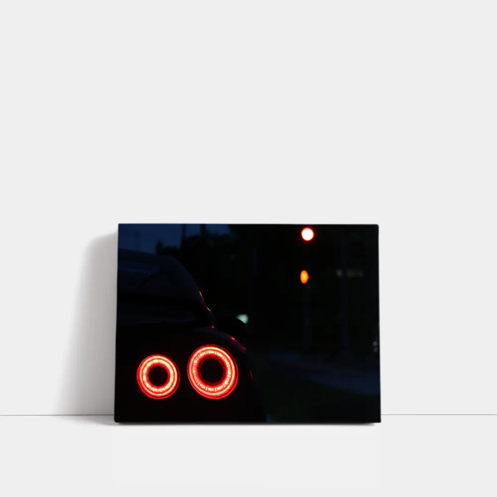 Nissan GT-R Tail Lights At Night – Wall Art