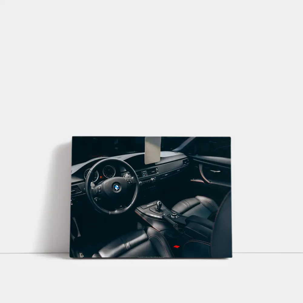 BMW M3 Interior Black Leather Cockpit – Wall Art