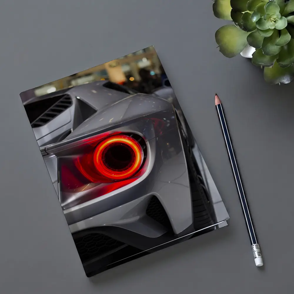 Ford GT Rear Taillight Gray Supercar Detail – Notebooks