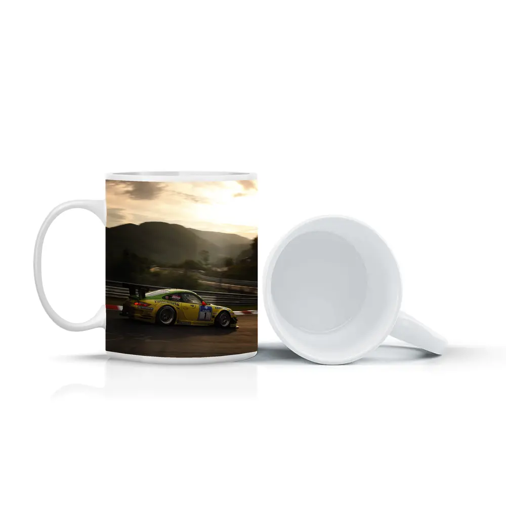 Porsche 911 GT3 Racing Nurburgring Sunset – Mugs