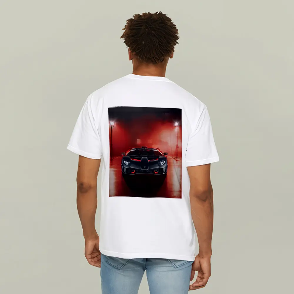 Lamborghini Aventador Matte Black Red Studio – T-Shirts