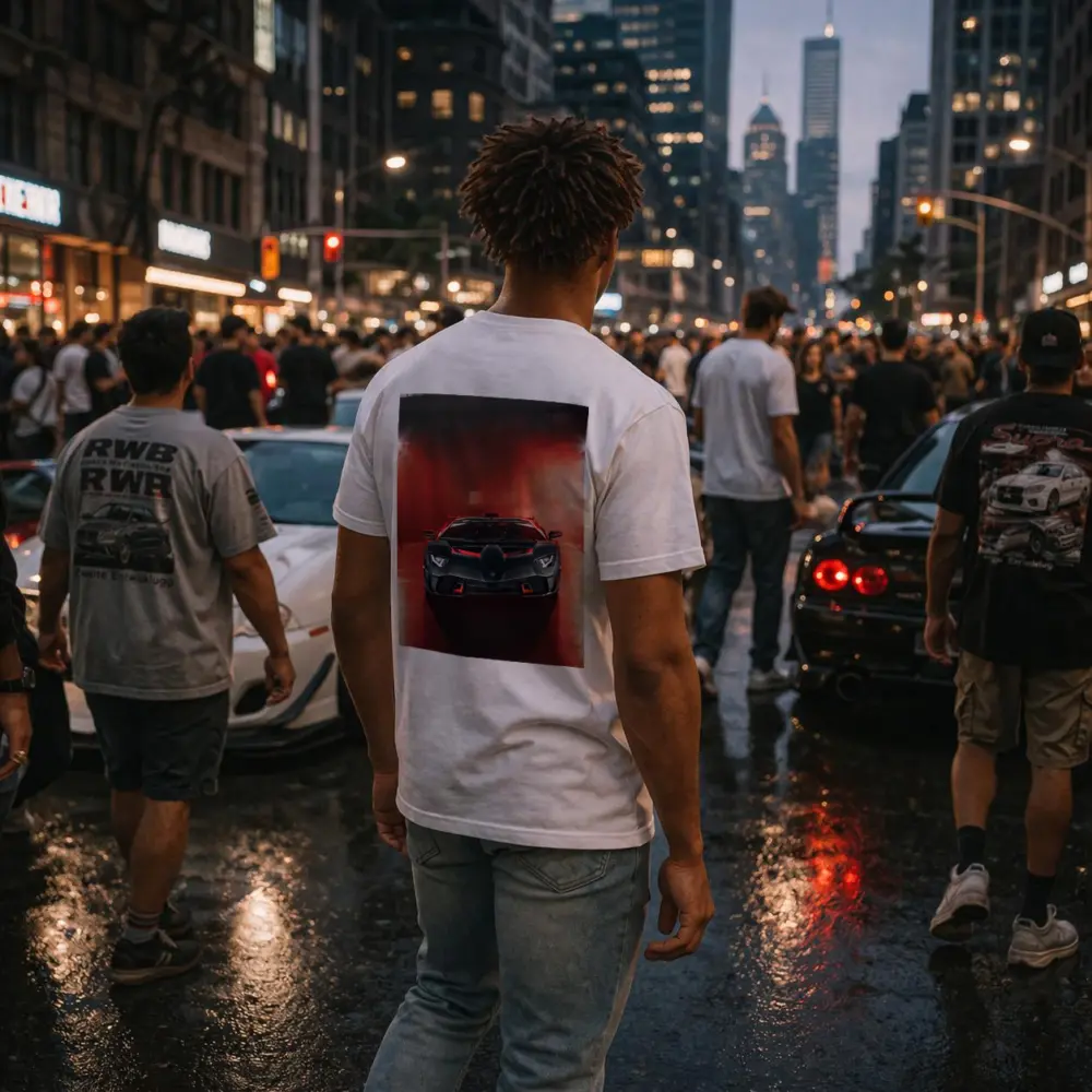 Lamborghini Aventador Matte Black Red Studio – T-Shirts