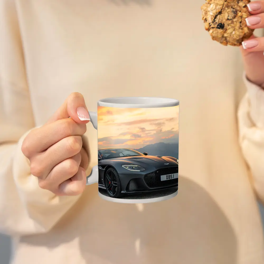 Aston Martin DBS Superleggera Matte Black Sunset – Mugs