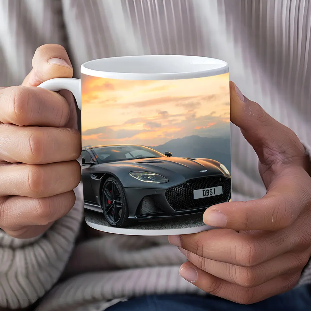 Aston Martin DBS Superleggera Matte Black Sunset – Mugs