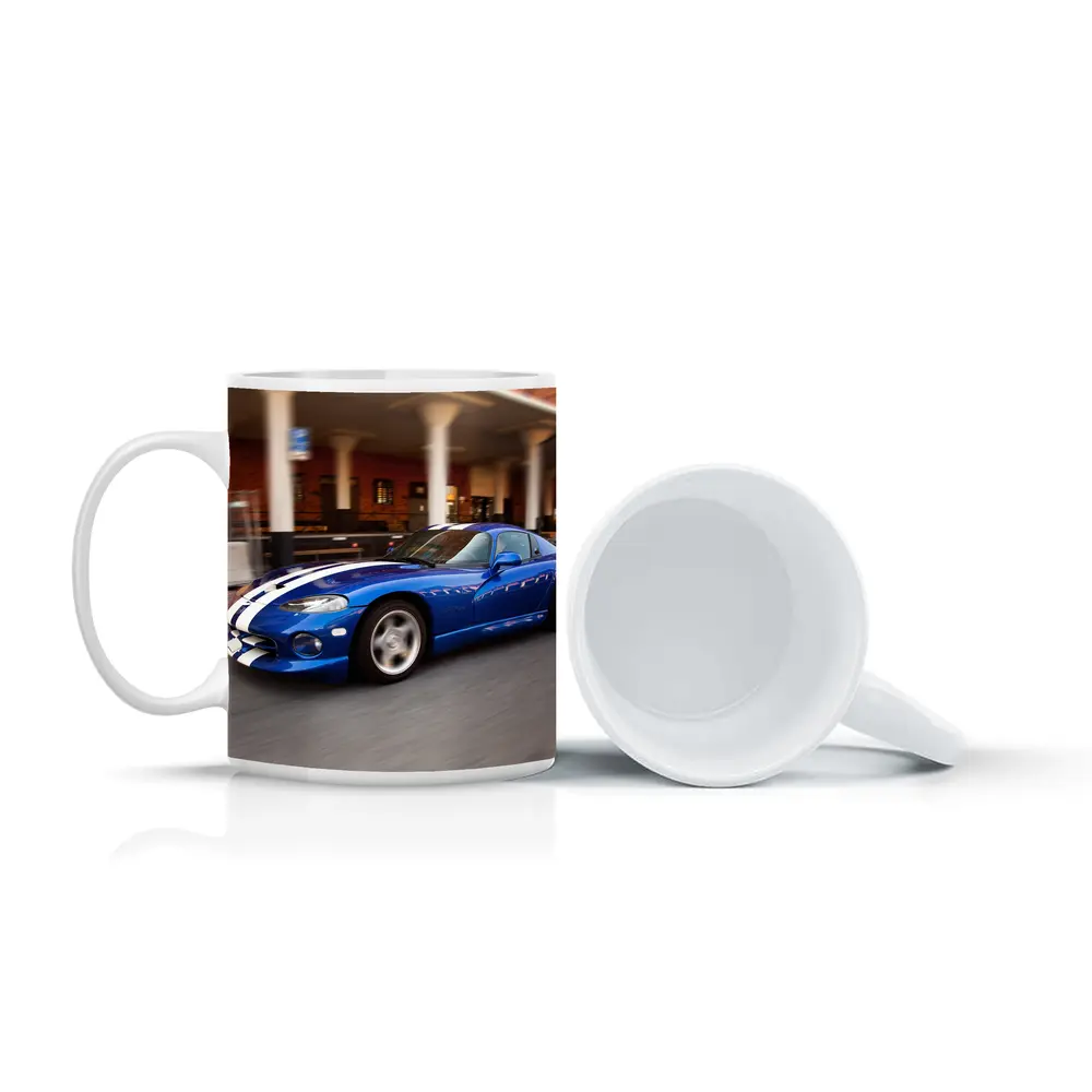 Dodge Viper Blue Racing Stripes Urban Street – Mugs