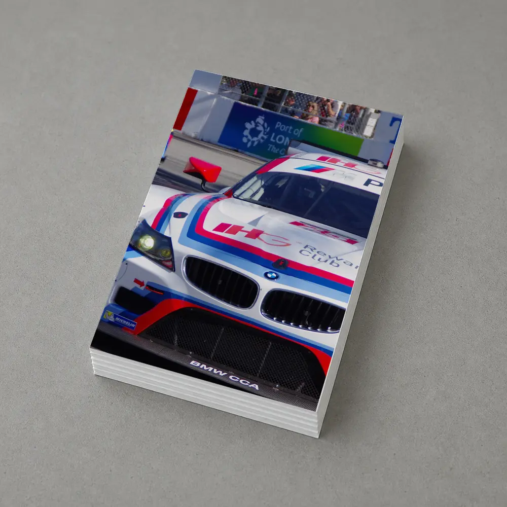 BMW Z4 Racing Cars on Street Circuit – Postcards