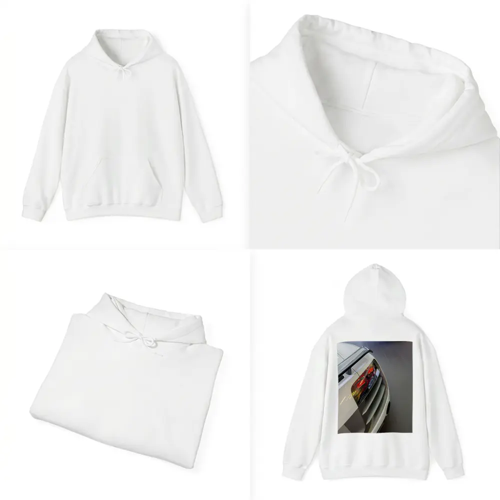 Lamborghini Gallardo White Rear Detail Showroom – Hoodies
