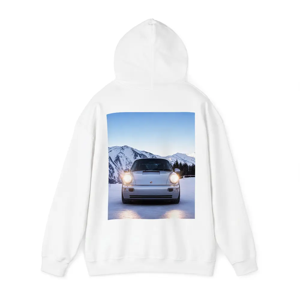 Porsche 911 Carrera RS Snowy Mountain Setting – Hoodies