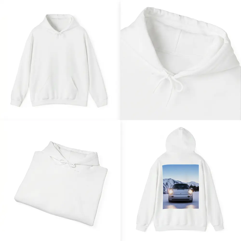 Porsche 911 Carrera RS Snowy Mountain Setting – Hoodies