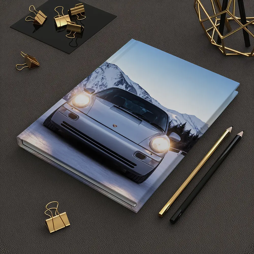 Porsche 911 Carrera RS Snowy Mountain Setting – Notebooks