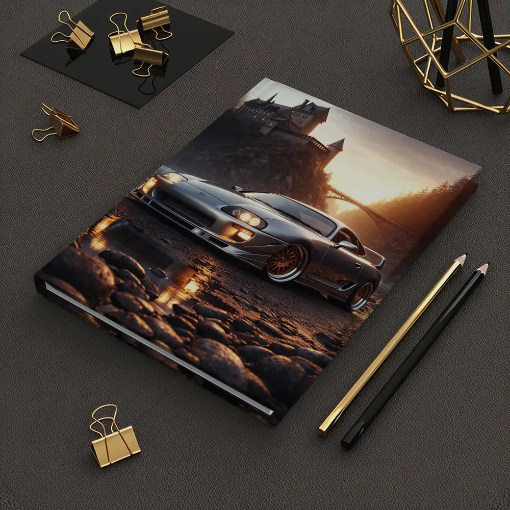 Toyota Supra MK IV Castle Sunset Scene – Notebooks