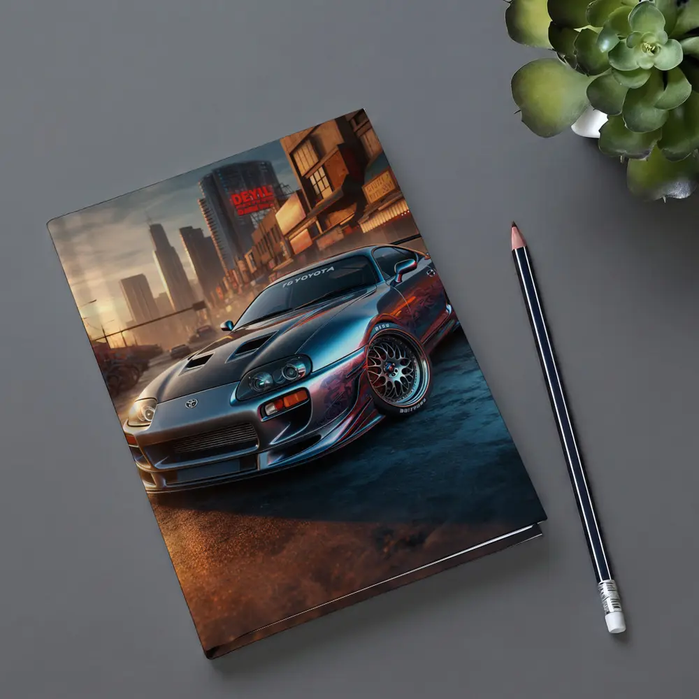 Toyota Supra MK IV Urban City Street – Notebooks