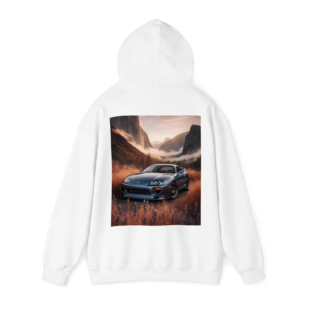 Toyota Supra MK IV Mountain Valley Scene – Hoodies