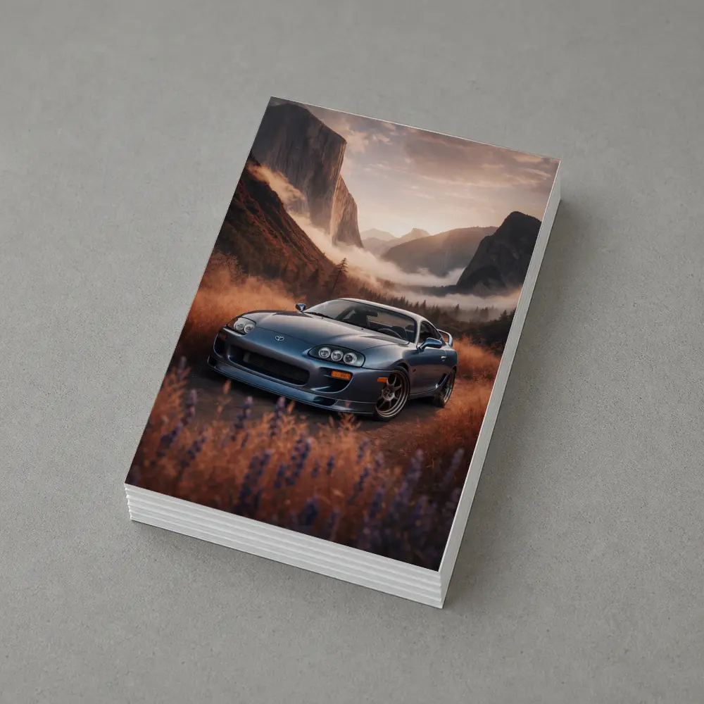 Toyota Supra MK IV Mountain Valley Scene – Postcards