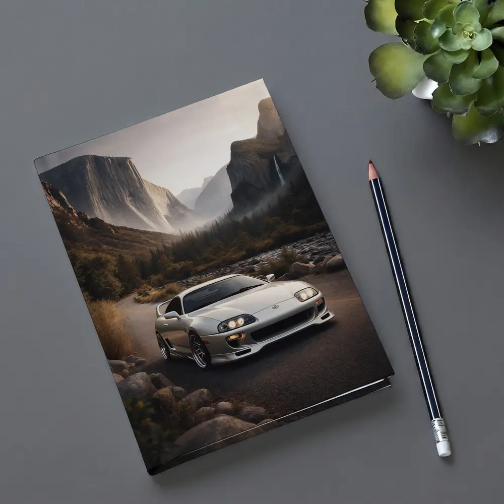 Toyota Supra MK IV Mountain Valley Road – Notebooks