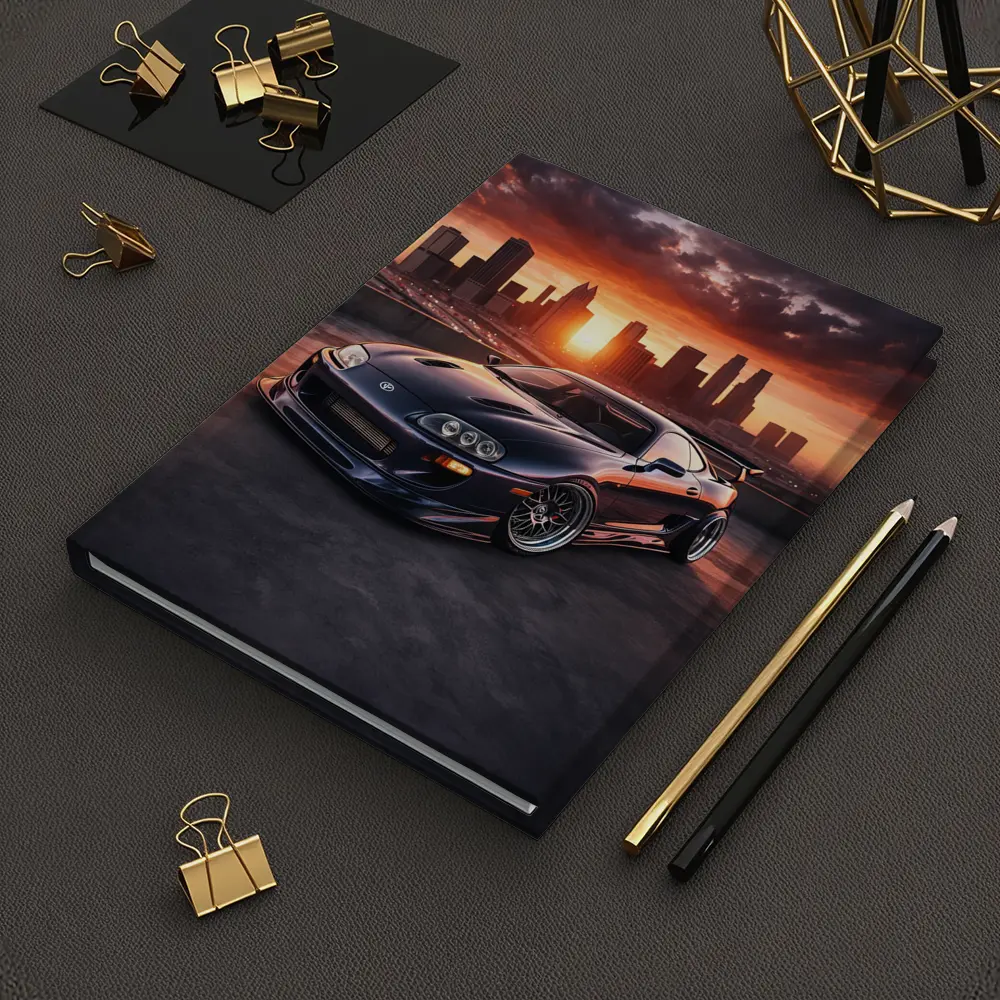 Toyota Supra MK IV City Sunset – Notebooks
