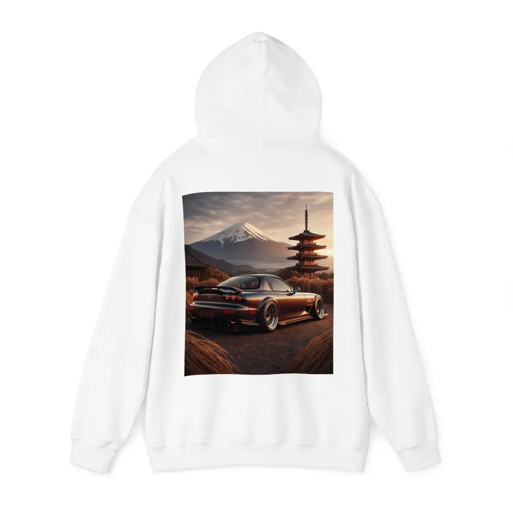 Mazda RX7 Mount Fuji Japan Pagoda – Hoodies