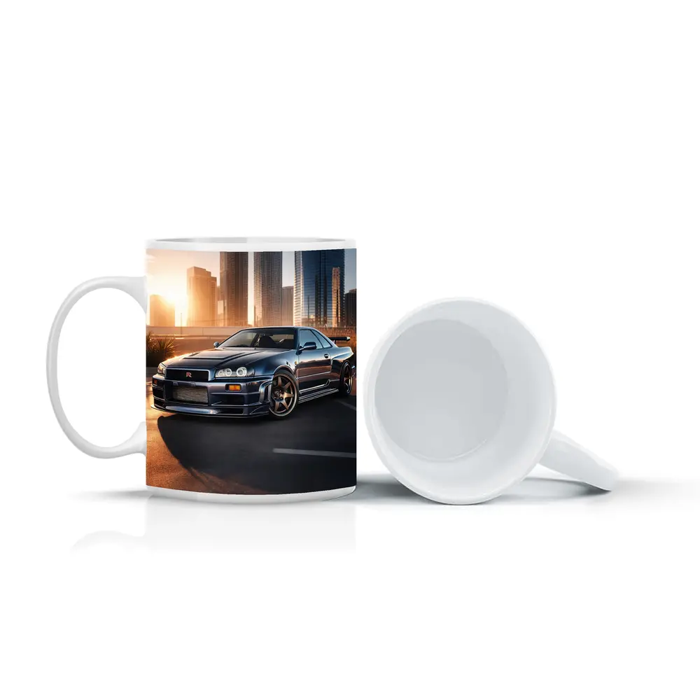 Nissan Skyline GT-R R34 City Sunset – Mugs