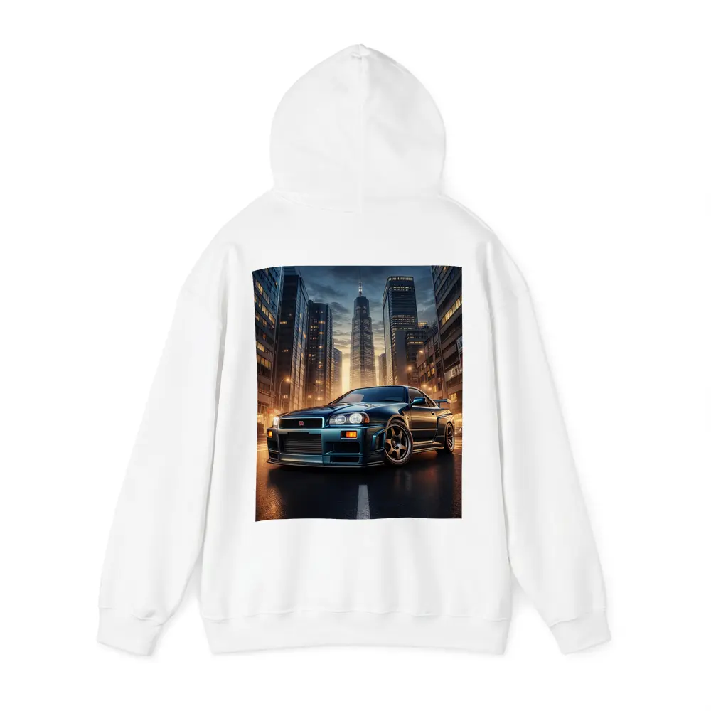 Nissan Skyline GT-R R34 City Night – Hoodies