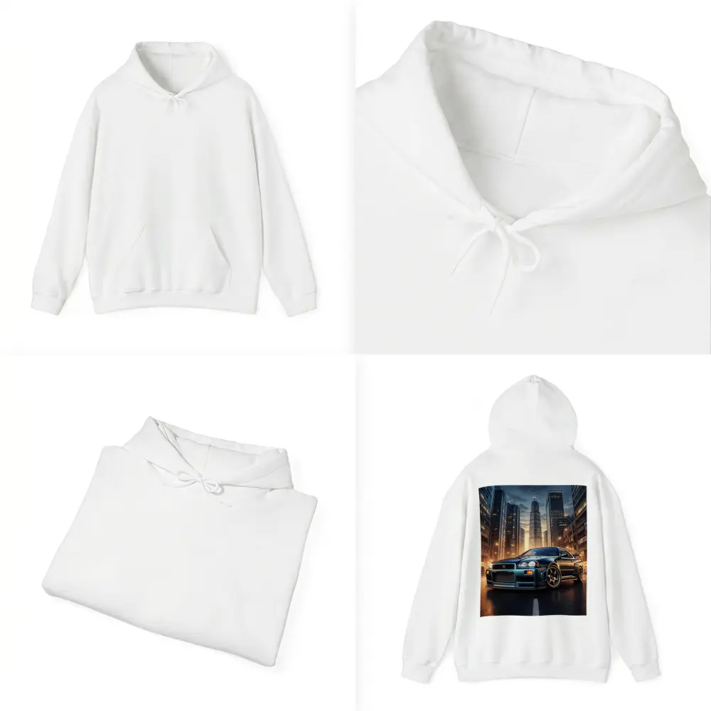 Nissan Skyline GT-R R34 City Night – Hoodies