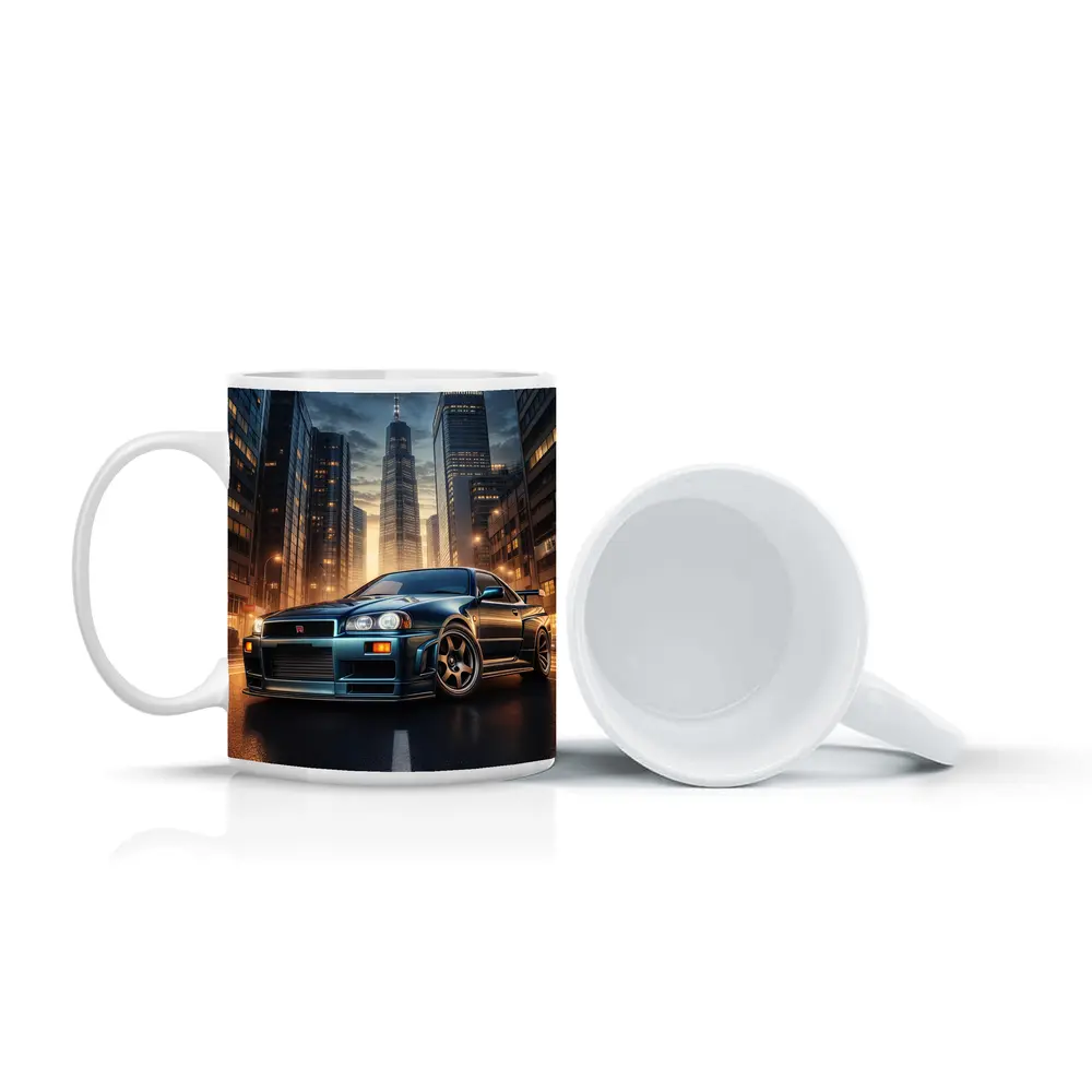 Nissan Skyline GT-R R34 City Night – Mugs