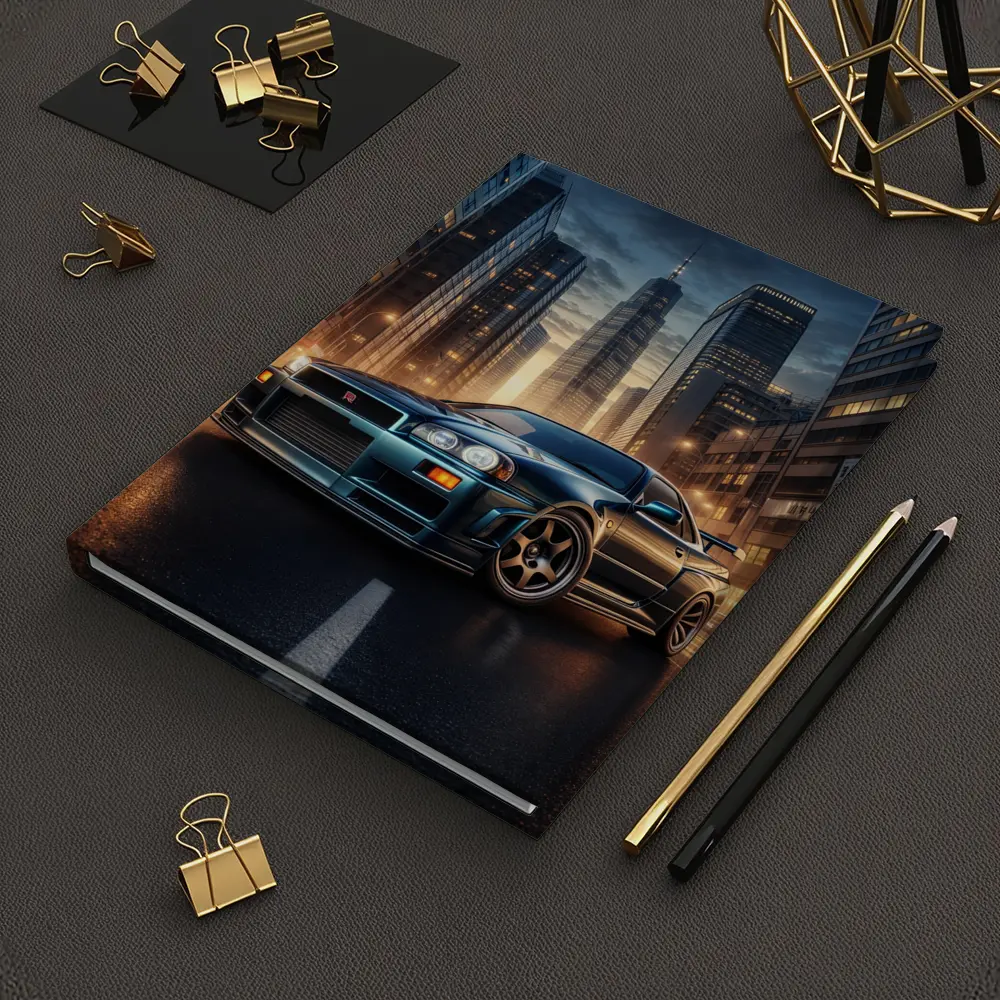Nissan Skyline GT-R R34 City Night – Notebooks