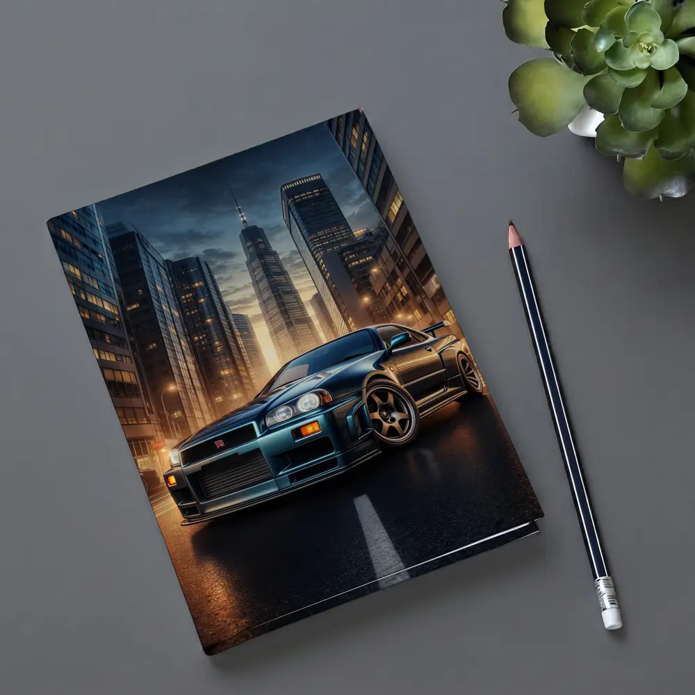 Nissan Skyline GT-R R34 City Night – Notebooks