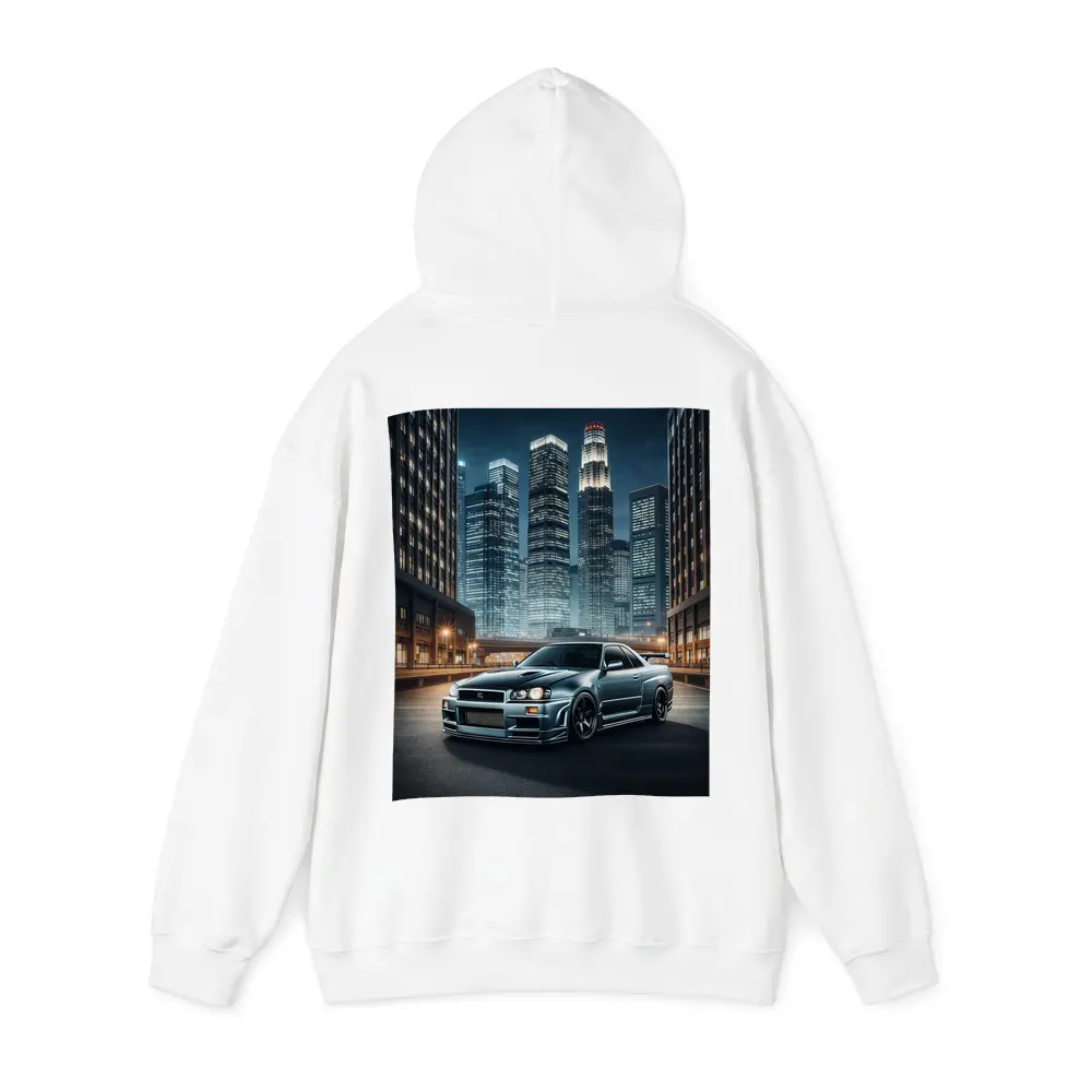 Nissan Skyline GT-R R34 City Night – Hoodies