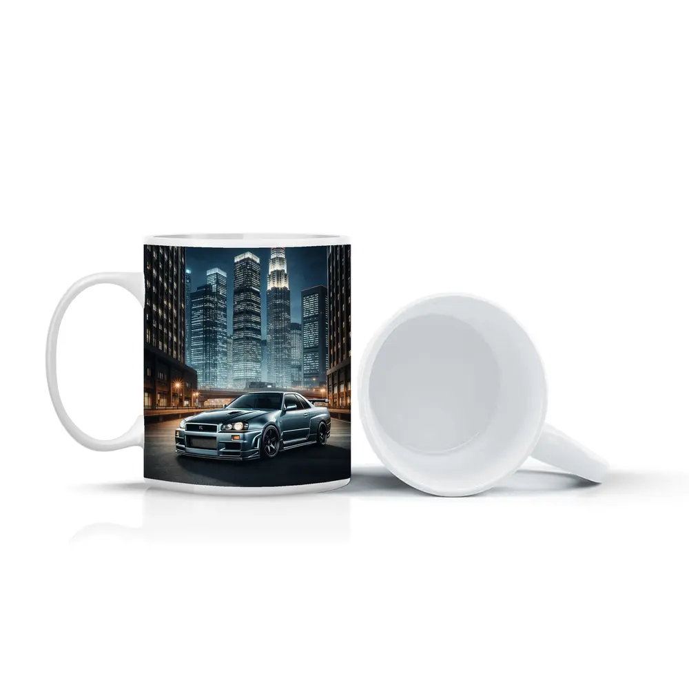Nissan Skyline GT-R R34 City Night – Mugs