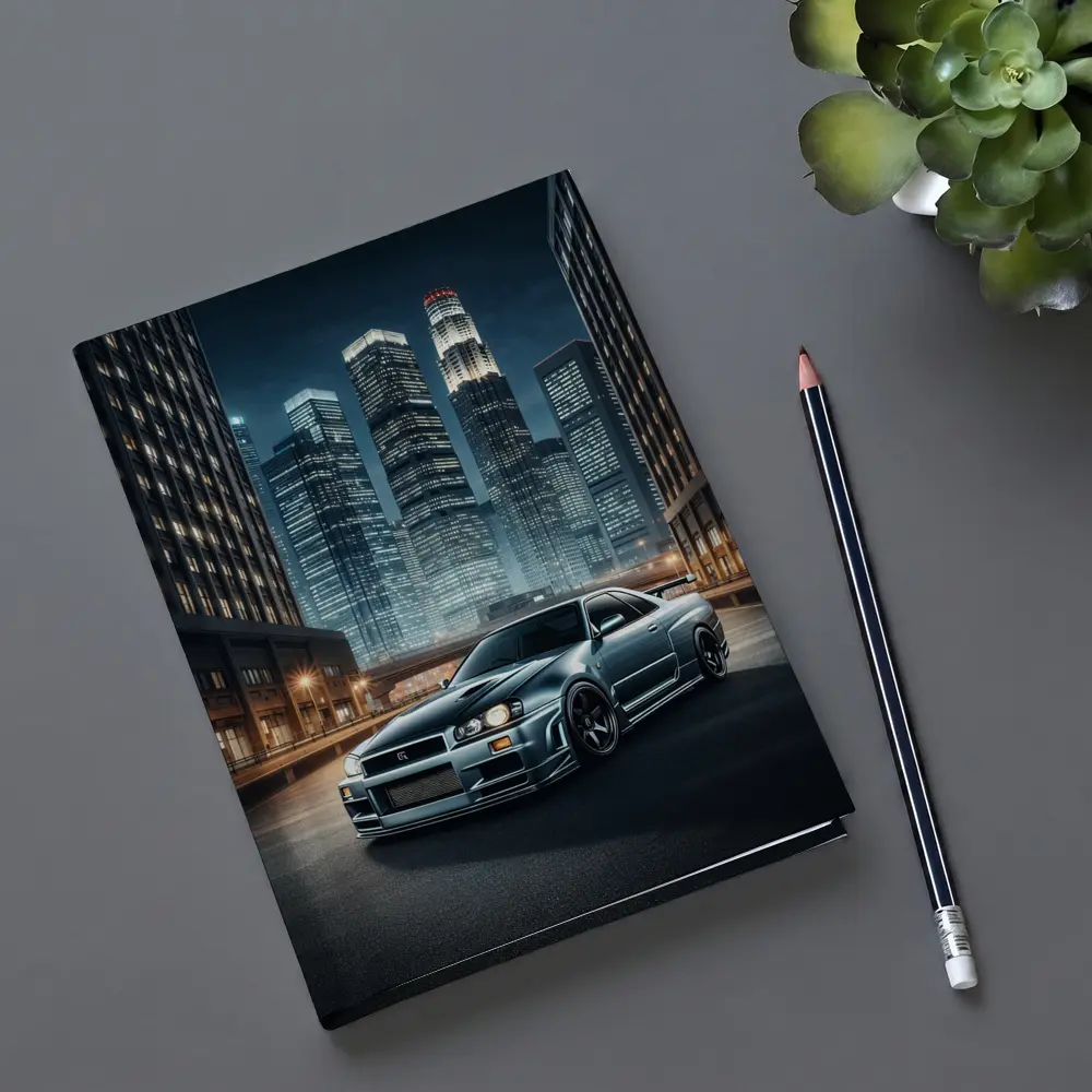 Nissan Skyline GT-R R34 City Night – Notebooks