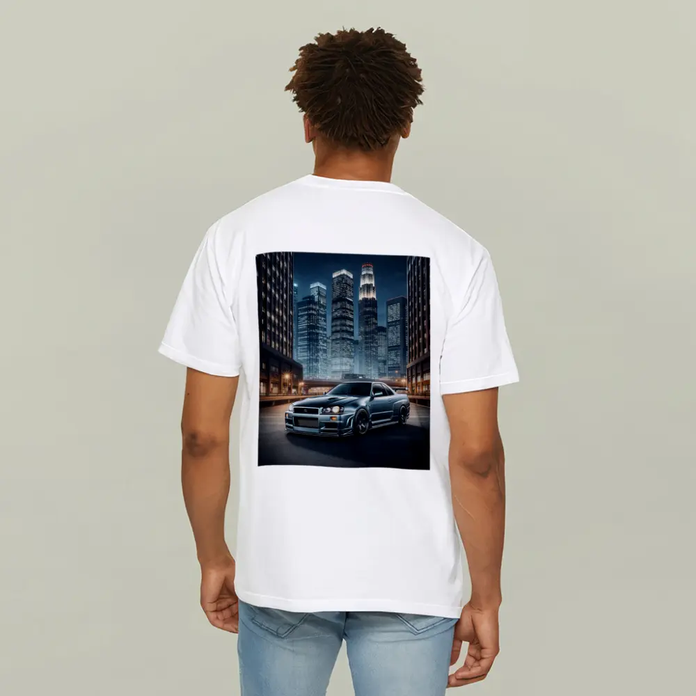 Nissan Skyline GT-R R34 City Night – T-Shirts