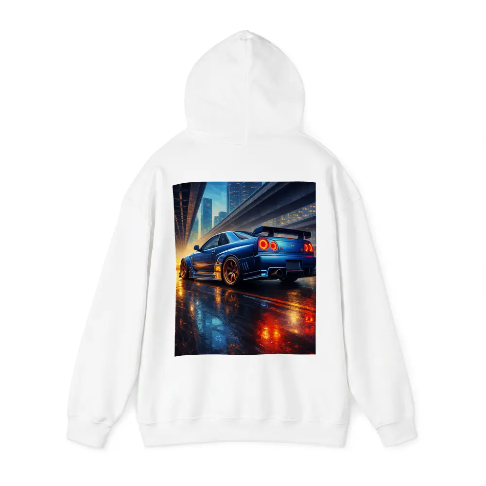 Nissan Skyline GT R City Night Rain – Hoodies