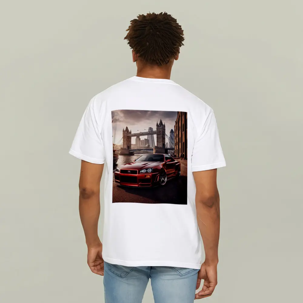 Nissan Skyline GTR R34 London Tower Bridge – T-Shirts