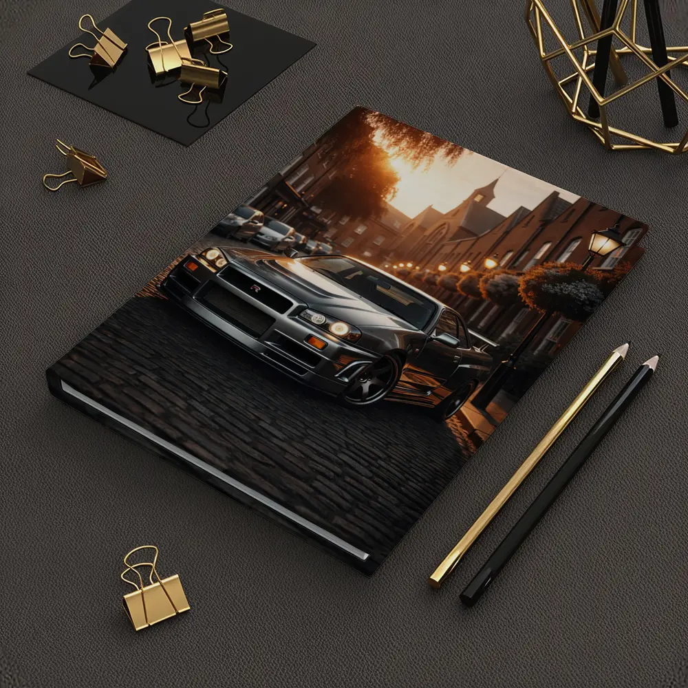 Nissan Skyline GT R R34 London Street – Notebooks