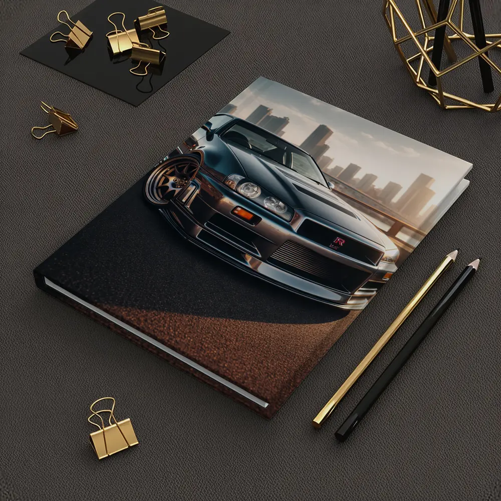 Nissan Skyline GT R R34 City Backdrop – Notebooks