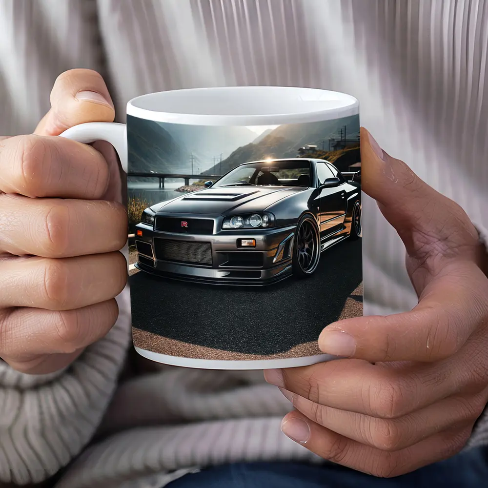 Nissan Skyline GT R R34 Mountain Road – Mugs