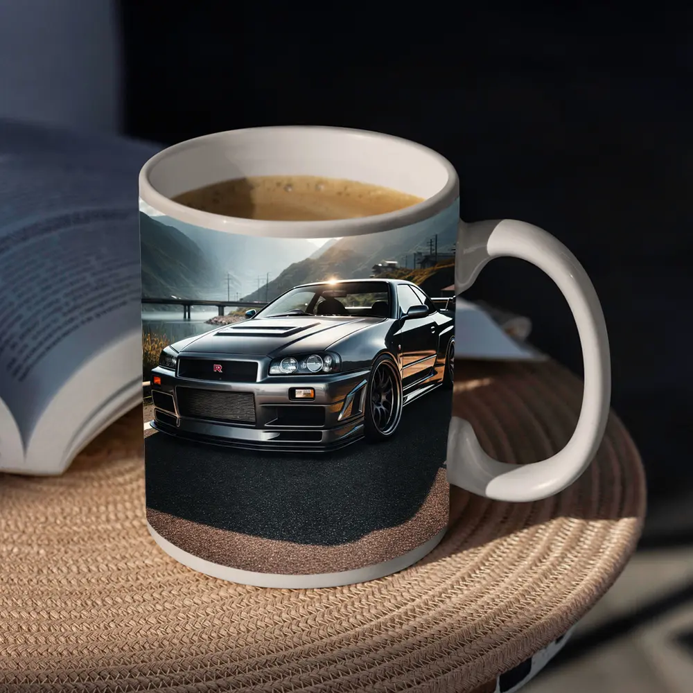 Nissan Skyline GT R R34 Mountain Road – Mugs