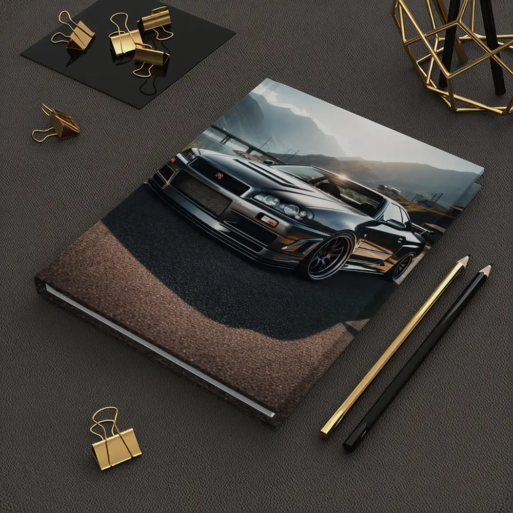 Nissan Skyline GT R R34 Mountain Road – Notebooks