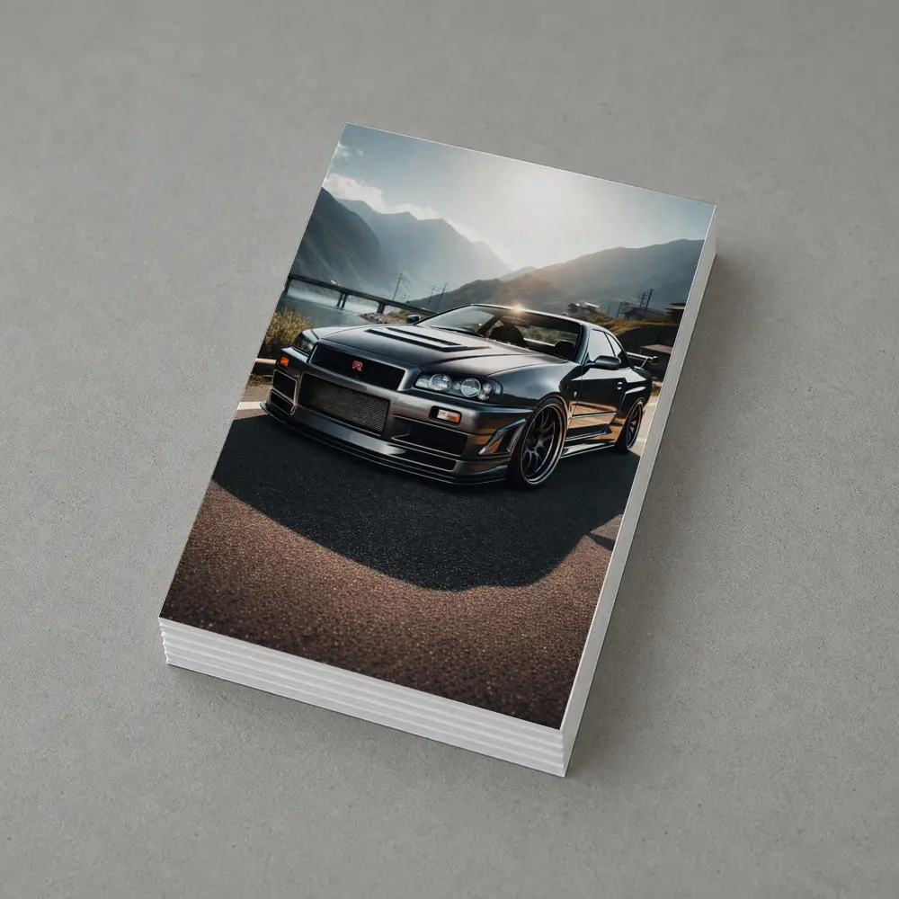Nissan Skyline GT R R34 Mountain Road – Postcards