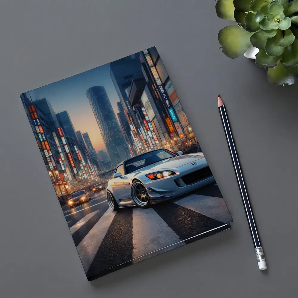 Honda S2000 Glowing Tokyo City Streets – Notebooks